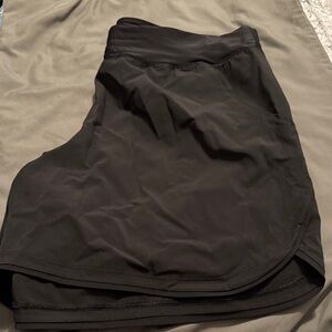 Lands' End Black Swim Shorts